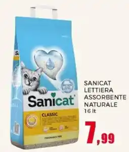 Happy Casa Sanicat lettiera assorbente naturale offerta