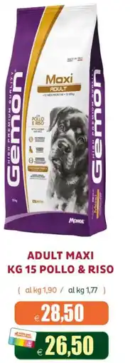 Elite GEMON Adult maxipollo & riso offerta
