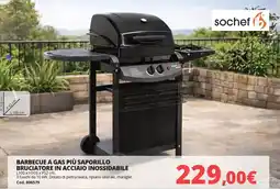 Brico Io Sochef barbecue a gas più saporillo bruciatore in acciaio inossidabile offerta