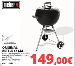 Brico Io weber original kettle 47 cm offerta