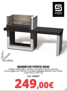 Brico Io SAROM FUOCO Barbecue porto new offerta