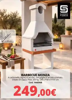 Brico Io SAROM FUOCO Barbecue luxorBarbecue monza offerta