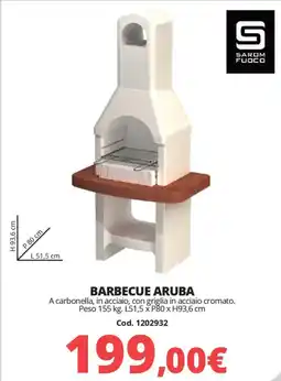 Brico Io SAROM FUOCO Barbecue aruba offerta