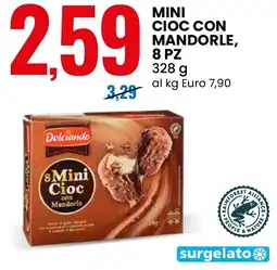 Eurospin Dolciando Mini cioc con mandorle offerta