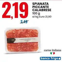 Eurospin AMO ESSERE Spianata piccante calabrese offerta