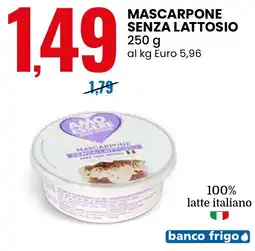 Eurospin AMO ESSERE Mascarpone senza lattosio offerta