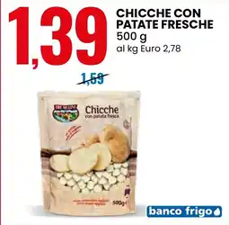 Eurospin Tre mulini chicche con patate fresche offerta