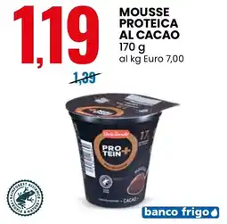 Eurospin Dolciando Mousse proteica al cacao offerta