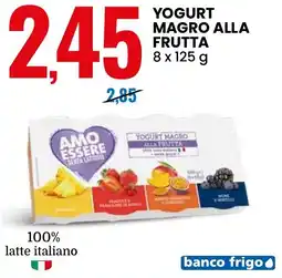 Eurospin AMO ESSERE Yogurt magro alla frutta offerta