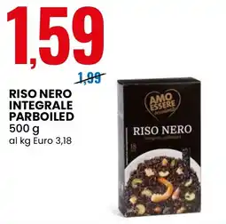 Eurospin AMO ESSERE Riso nero integrale parboiled offerta