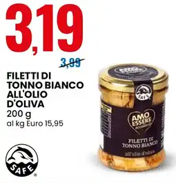 Eurospin Delizie dal Sole Filetti di tonno bianco all'olio d'oliva offerta
