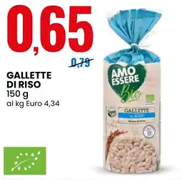 Eurospin AMO ESSERE Gallette di riso offerta