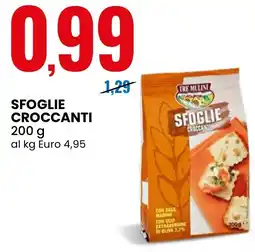 Eurospin Tre Mulini Sfoglie croccanti offerta