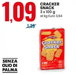 Eurospin Mambo Kids Cracker snack offerta