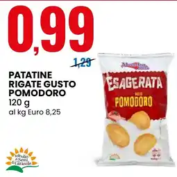 Eurospin Mambo Kids Patatine rigate gusto pomodoro offerta