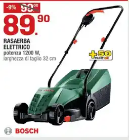 Brico OK BOSCH Rasaerba elettrico 1200W offerta