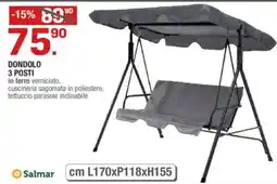 Brico OK Salmar Dondolo 3 posti offerta