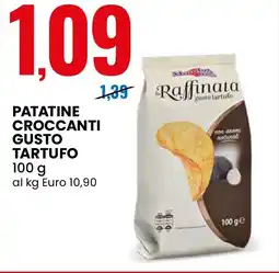 Eurospin Mambo Kids Patatine croccanti gusto tartufo offerta