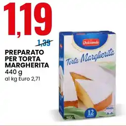 Eurospin Dolciando Preparato per torta margherita offerta