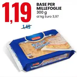 Eurospin Dolciando Base per millefoglie offerta
