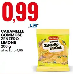 Eurospin Dolciando caramelle gommose zenzero limone offerta