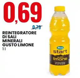 Eurospin Blues reintegratore di sali minerali gusto limone offerta