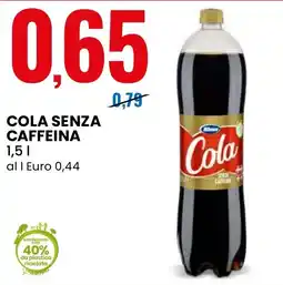 Eurospin Blues cola senza caffeina offerta
