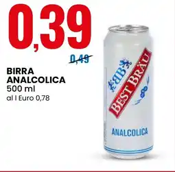 Eurospin Best bräu birra analcolica offerta