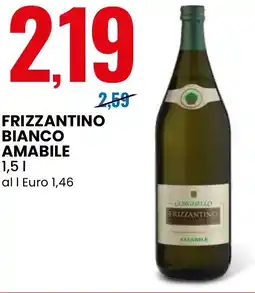 Eurospin Frizzantino bianco amabile offerta