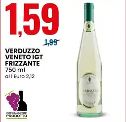 Eurospin Verduzzo veneto IGT frizzante offerta