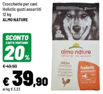 Iper La Grande Crocchette per cani Holistic ALMO NATURE offerta