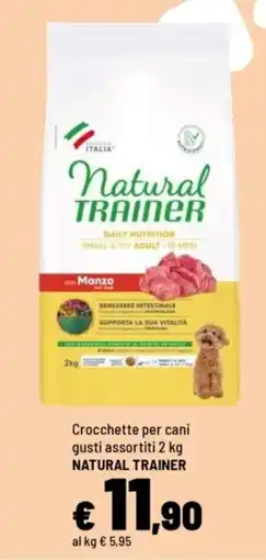 Iper La Grande Crocchette per cani NATURAL TRAINER offerta