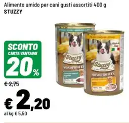 Iper La Grande Alimento umido per cani STUZZY offerta