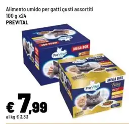 Iper La Grande Alimento umido per gatti PREVITAL offerta