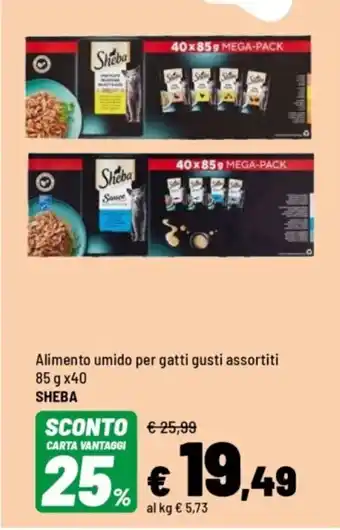 Iper La Grande Alimento umido per gatti SHEBA offerta