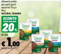 Iper La Grande Alimenti umido per gatti NATURAL TRAINER offerta