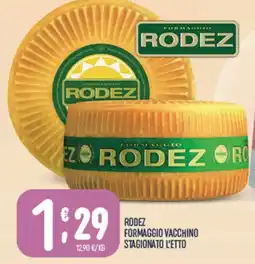 Gruppo Pascar Rodez formaggio vacchino stagionato offerta