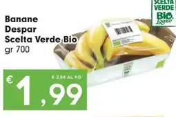 DeSpar Express Banane Despar Scelta Verde Bio offerta