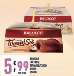 Gruppo Pascar Balocco colomba tiramisu/cioco white offerta