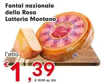 DeSpar Express Fontal nazionale della Rosa Latteria Montano offerta