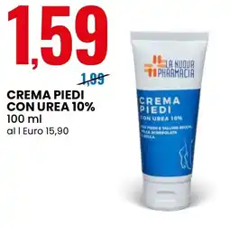Eurospin Crema piedi con urea 10% offerta