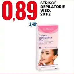Eurospin Strisce depilatorie viso, 20 pz offerta
