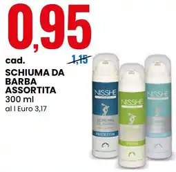 Eurospin Nisshe schiuma da barba offerta