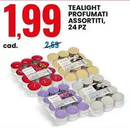 Eurospin Tealight profumati assortiti offerta