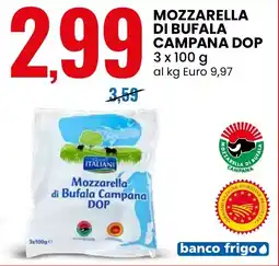 Eurospin Mozzarella di bufala campana dop offerta