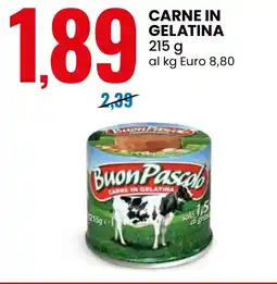 Eurospin Buon pascolo carne in gelatina offerta