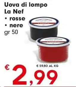 DeSpar Express Uova di lompo La Nef offerta
