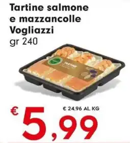 DeSpar Express Tartine salmone e mazzancolle Vogliazzi offerta