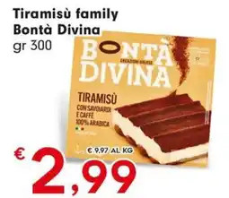 DeSpar Express Tiramisù family Bontà Divina offerta