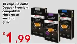 DeSpar Express 10 capsule caffè Despar Premium compatibili Nespresso offerta